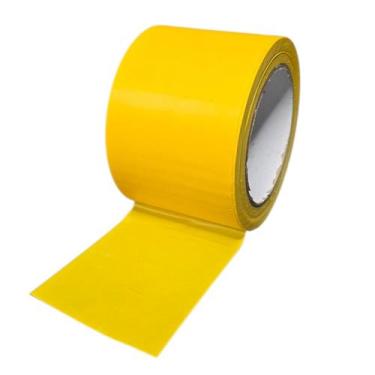 Imagem de Fita Adesiva De Demarcação Pvc Amarela 75Mmx30M Nastro
