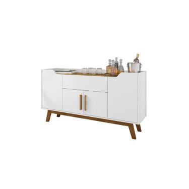 Imagem de Aparador Buffet Future Branco/Cinamomo – Bechara Móveis