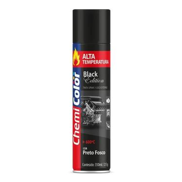 Imagem de Tinta Spray 350ml Alta Temperatura Interno E Externo Secagem Rápida - Chemicolor Cor Pr...