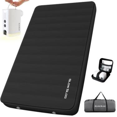 Imagem de Colchón Inflable Automático para Acampar con Bomba Eléctrica Negra - S