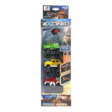 Imagem de Kit De Carros Com Lançador Sortido Ehm0038 Domni