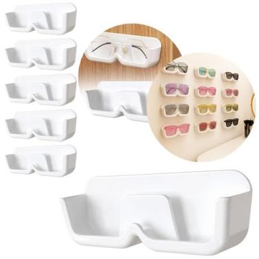 Imagem de 5 Estojos Organizador Porta Óculos Adesivo de Parede Carro - Fx