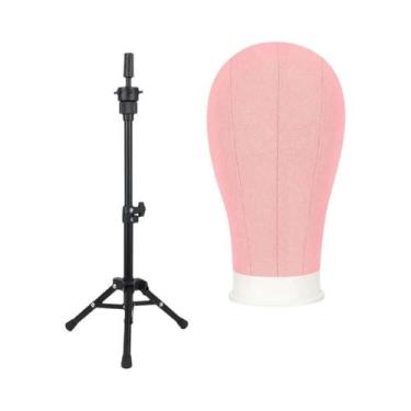 Imagem de Cabeça De Manequim Para Perucas De 22 Polegadas Com Suporte Para Exibi