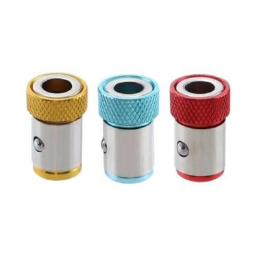 Imagem de Suporte Magnético Anticorrosão Para Bits 3 Peças, Anel Magnetizador De