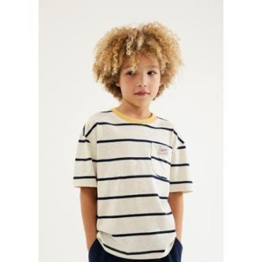 Imagem de Camiseta Infantil Menino Fio Tinto Listrada-Masculino