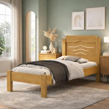 Imagem de Cama De Solteiro Para Quarto Apartamento Tradicional Sofia Estilo Mode