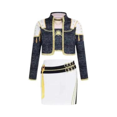 Imagem de Fantasia Cosplay Preta Para Meninas, Trajes De Palco Mira Rumi Zoey, U
