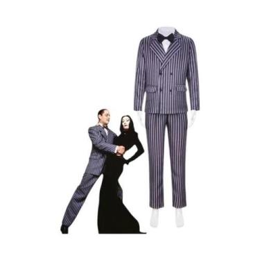 Imagem de Fantasia Da Família Addams Para Adultos E Crianças, Fantasia De Mortic