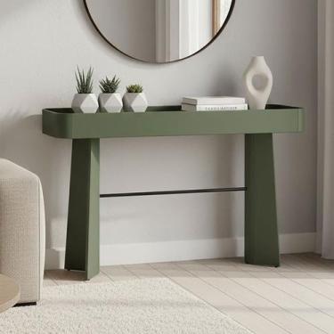 Imagem de Aparador para Sala de Estar 136cm com Travessa em Metal Estrutura 100%