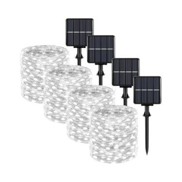 Imagem de Luzes De Fada Solares À Prova d'Água Para Exterior, Cordão De LED 7M 1