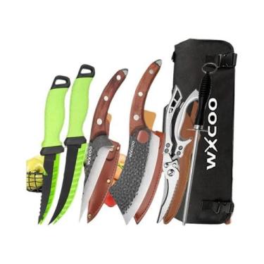 Imagem de Conjunto De Facas De Cozinha Em Aço Inoxidável Ultra Afiadas, Ferramen