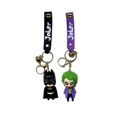 Imagem de Chaveiro De Anime Marvel Batman Joker, Pingente Fofo Da Série Hallowee