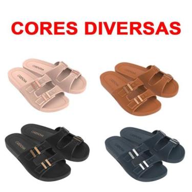 Imagem de Sandália Feminina Grendha Una Slide Confortável Lançamento Cores Sorti