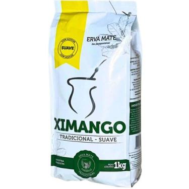 Imagem de Erva Mate de Chimarrão Ximango 1kg Tradicional Suave com Açúcar