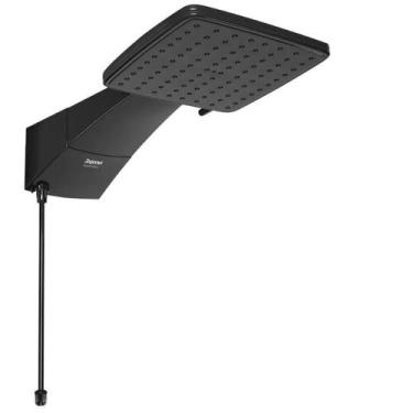 Imagem de Chuveiro Ducha Eletrônica Quadratta Black 7700w Zagonel 220v