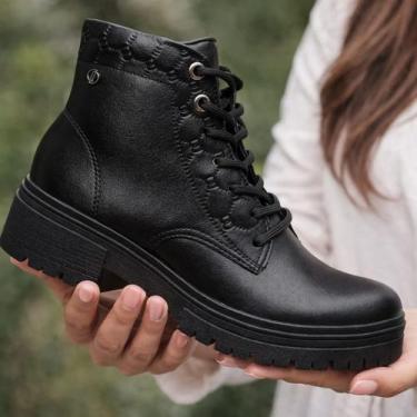 Imagem de bota feminina Dakota coturno casual colline Cor:Pretotamanho:35, Preto