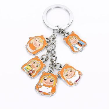 Imagem de Chaveiro Himouto! Umaru-chan com pingentes de PVC coloridos