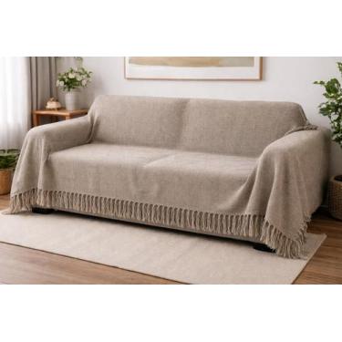 Imagem de Manta Para Decoração e Proteção De Sofá 2,40x1,50M De Algodão - Sem ma