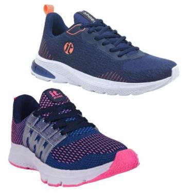 Imagem de Tênis Feminino Esportivo Fitness Caminhada Academia Kit 2 - It Save, 3