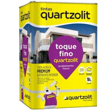 Imagem de Tinta Toque Fino Premium 18 Litros Branco Gelo - 0605.00043.0018LT - QUARTZOLIT