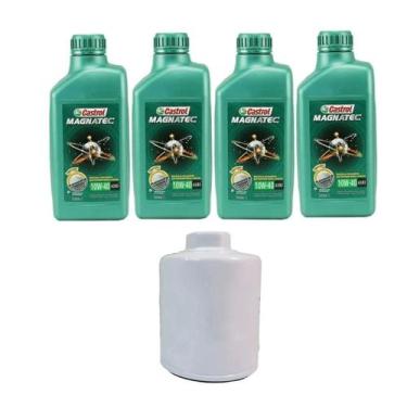 Imagem de 4 Óleo Castrol Magnatec 10w40 + Filtro Gol Fox