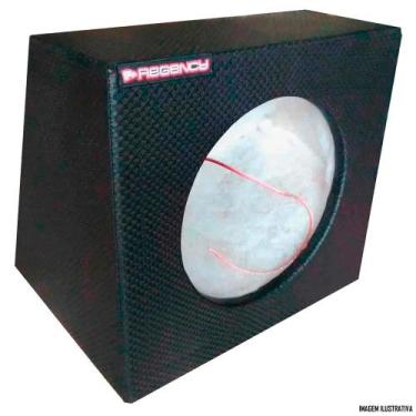 Imagem de Caixa 1 Subwoofer 12" Polegadas 30 Litros Selada Preto Regency