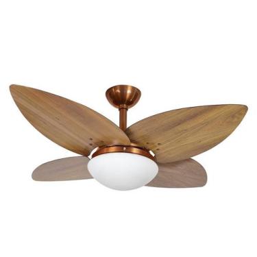 Imagem de Ventilador de Teto Infinity Lótus Cobre 4 Pás Freijó 220 V 1025, 220V