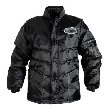 Imagem de Jaqueta Motoboy Masculina 5 Bolsos Bordados Refletivos Mangas Removíve