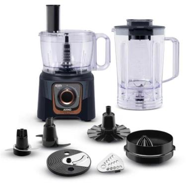 Imagem de Multiprocessador de Alimentos Multichef MP72 de 24 Funções com 2 Velocidades 700W Preto 110V