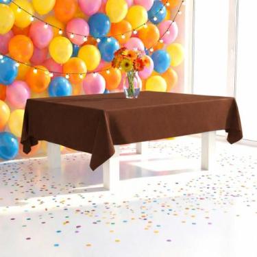 Imagem de Toalha de mesa TNT festa Marrom decoração eventos 2x1m - RIVFESTAS