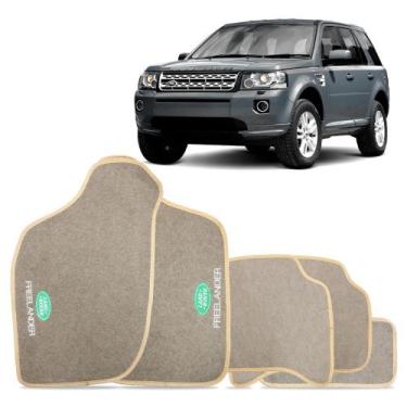 Imagem de Jogo Tapete Carpete Automotivo  Freelander 2 2010 a 2016 Bege 5 Peças 
