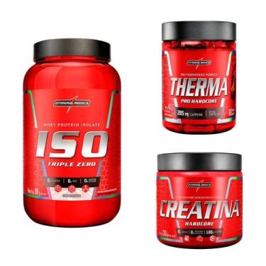 Imagem de Kit Iso Whey 900g + Therma Pro 60 Cápsulas + Creatina 300g - Integralm