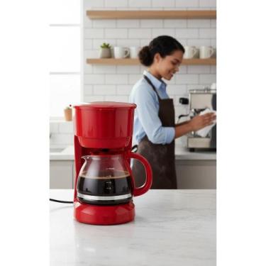 Imagem de Cafeteira Filtro Semi Automática Vermelha Sabor Intenso - Congratulati