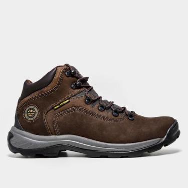 Imagem de Bota Bull Terrier Couro Trailfox Masculina, Marrom, Cinza, 42