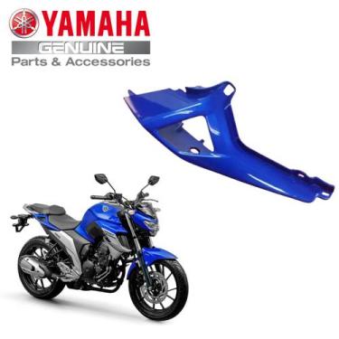 Imagem de Carenagem tampa traseira 5 esquerda  azul fz25 fazer 250 original yama