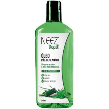 Imagem de Óleo Pós Depilatório Aloe Vera Mentol Neez Depil Acalma Hidrata Remove