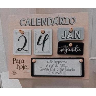 Imagem de Calendário Permanente Colorido - Zenir