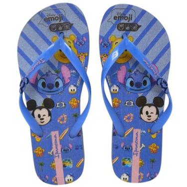 Imagem de Chinelo Feminino Macio Conforto Stitch Ipanema, Azul, Rosa, 35