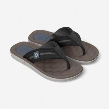 Imagem de Chinelo Cartago Egeu Iv Maculino Bege, Bege, Basalto, Azul, 42
