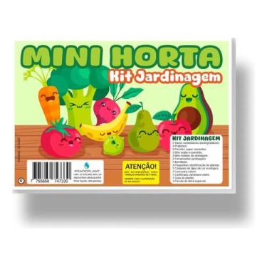 Imagem de Kit Jardinagem Infantil Criança Completo Brinquedo Educativo MIni Hort
