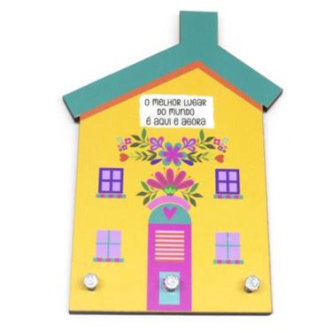Imagem de Porta Chaves Casinha Amarela 14021 O Melhor Lugar do Mundo - EA