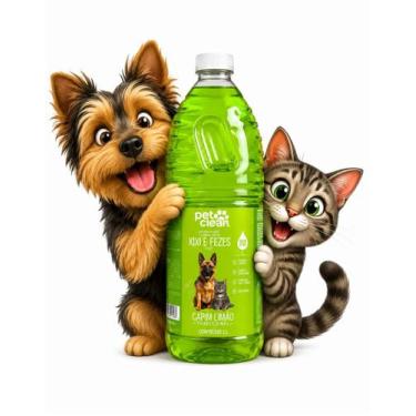 Imagem de Desinfetante Elimina Odor Xixi e Fezes Pet 2L Citronela - Animalissimo