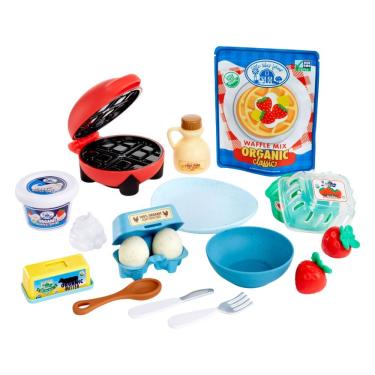 Imagem de Kit de Brinquedo Culinário Creative Chefs de Waffles com Máquina Funcional e Ingredientes Moldáveis Azul