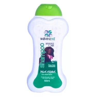 Imagem de Shampoo Pet Borlen Brasil Naturalvet Pelos Escuros Cães e Gatos 500ML
