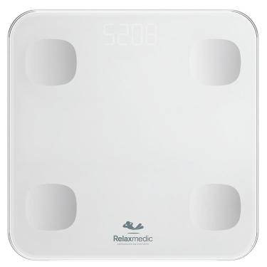 Imagem de Balança Digital Relaxmedic Go Balance com Bioimpedância RM-BD0263A Bluetooth 4 Sensores 180KG