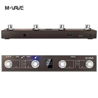 Imagem de Controlador Midi De Pedal Sem Fio Mvave Chocolate Plus