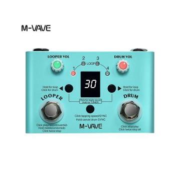 Imagem de Pedal de Efeito Looper e Drum Lost Tempo 30 Baterias 11 Min Guitarra M