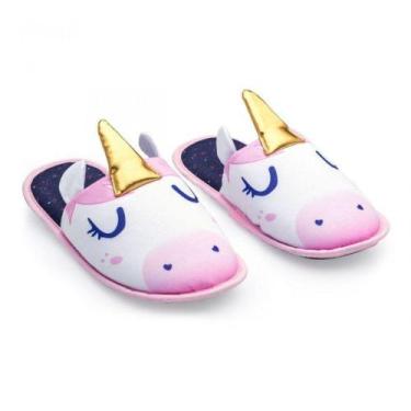 Imagem de Pantufa com Aplique Unicornio M Ludi Imaginarium