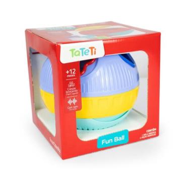 Imagem de Brinquedo Educativo Bola com Formas e Som Fun Ball - Tateti, 1