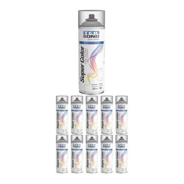 Imagem de Kit 11 Verniz Spray Uso Geral Fosco 350ml - Tekbond